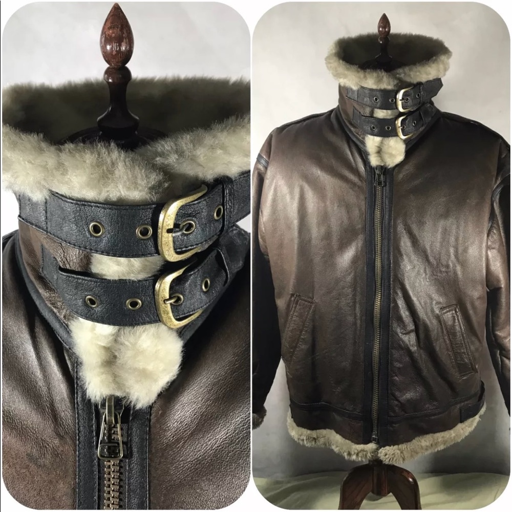 Lloyed Elliot’s leather Bomber Jacket